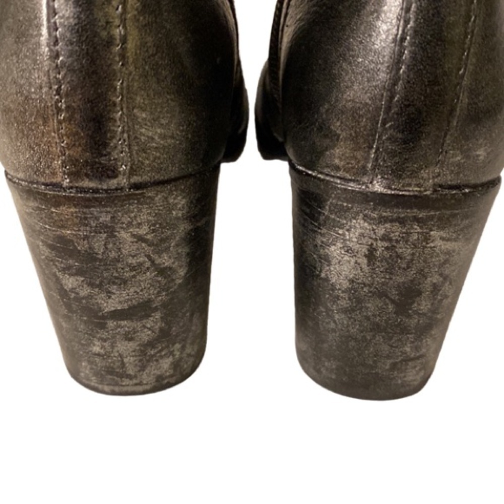 Frye Nora Ankle Boots Black Multi Metallic Silver Size 6.5 NWOB - Picture 14 of 16